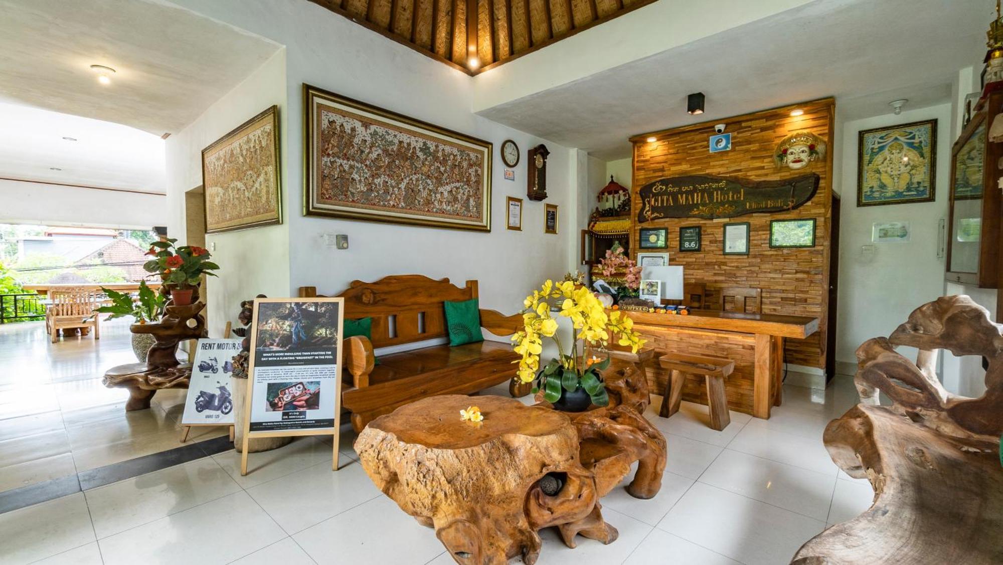 Gita Maha Ubud Hotel By Mahaputra-Chse Certified Екстер'єр фото